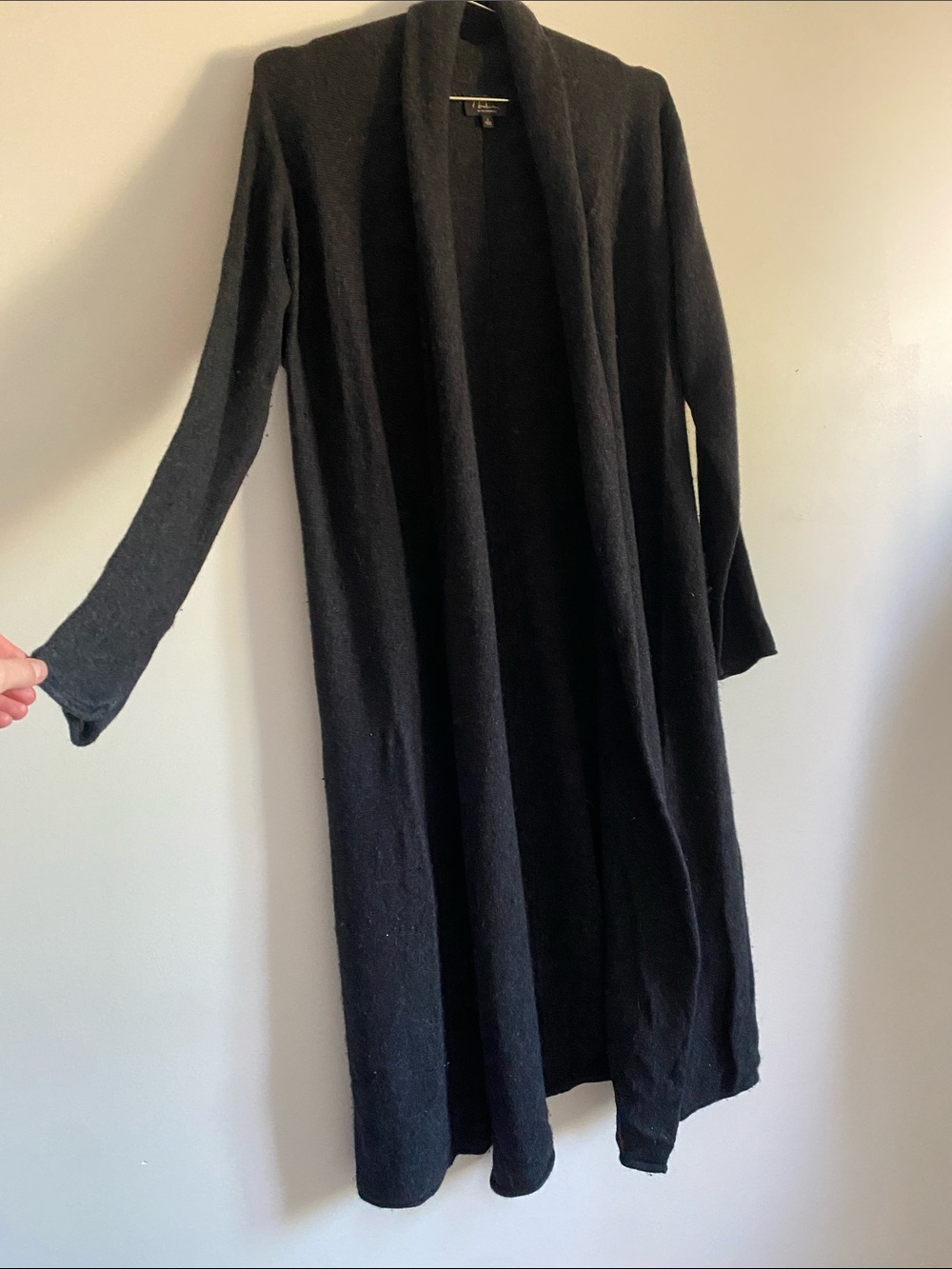 Merino + Cashmere Long Duster - Picture 4 of 7